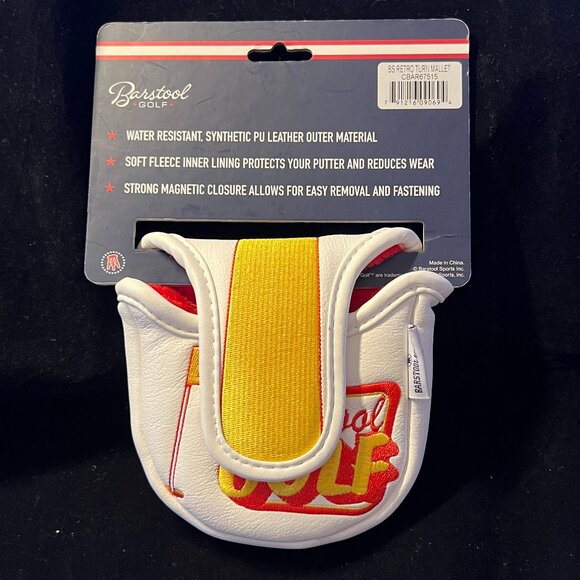CMC Design Barstool Golf "The Turn" Mallet Putter Headcover NWT - Picture 2 of 2